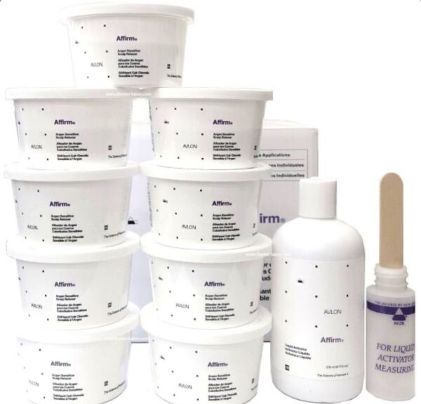 Avlon Affirm conditioning sensitive scalp relaxer system -9pcs