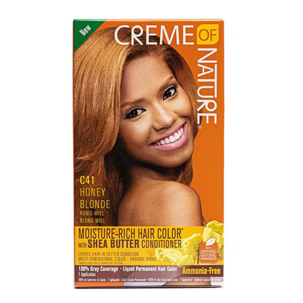Creme of Nature Liquid Hair Color Kit, Honey Blonde C41