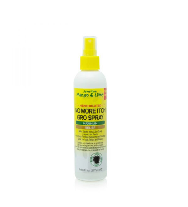Jamaican Mango & Lime No More Itch Gro Spray ‘Maximum Relief’ – 8 oz