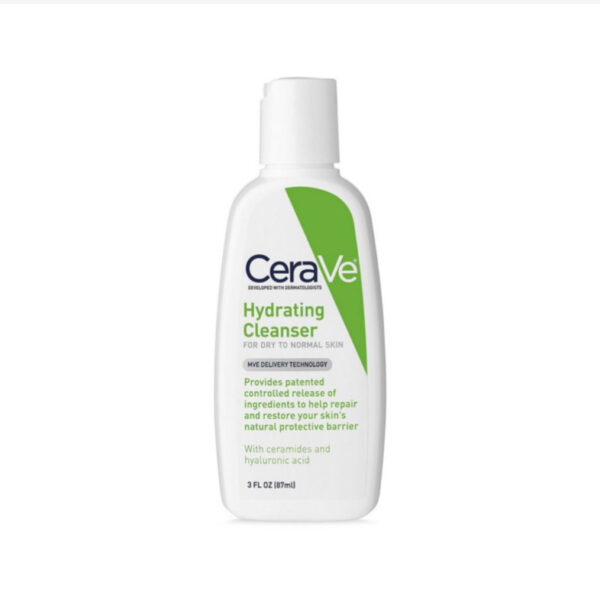 CeraVe Hydrating Facial Cleanser Travel Size- 3oz
