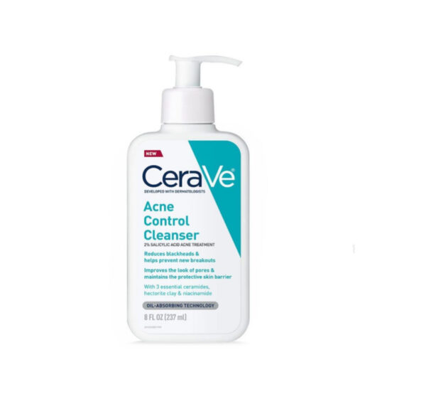 Cerave Acne Control Cleanser 2% SALICYLIC ACID ACNE TREATMENT- 8oz