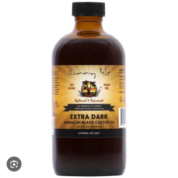 Sunny isle jamaican black castor oil extra dark 8oz -236ml
