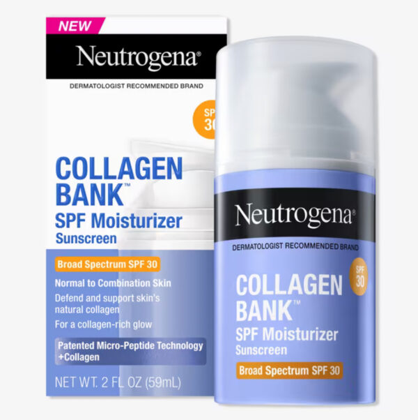 Neutrogena Collagen Bank SPF moisturizer sunscreen -59ml