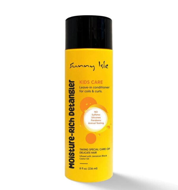Sunny Isle Kids Care Moisture rich leave-in detangler -8oz/236ml