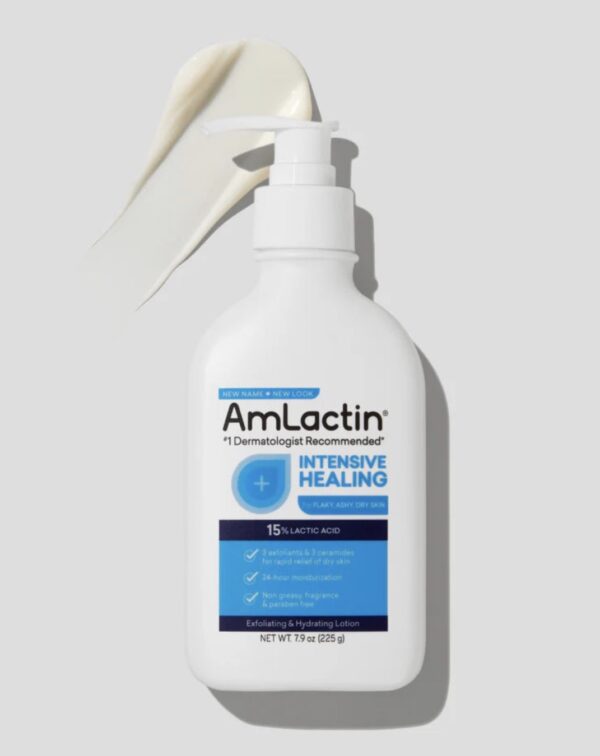 AmLactin intensive healing 15% lactic acid moisturizing lotion for dry skin-7.9oz