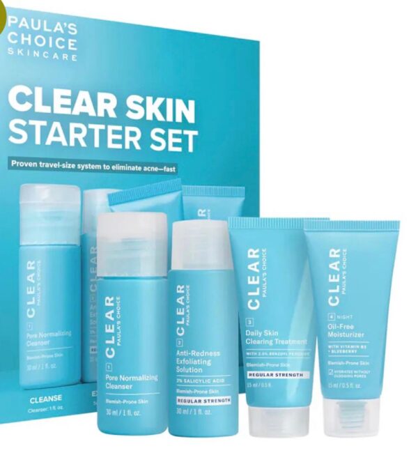 Paula's Choice Mini CLEAR SKIN starter set with salicylic acid & benzoyl peroxide