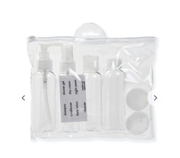 Mini Travel Bottle Kit - 7 pack