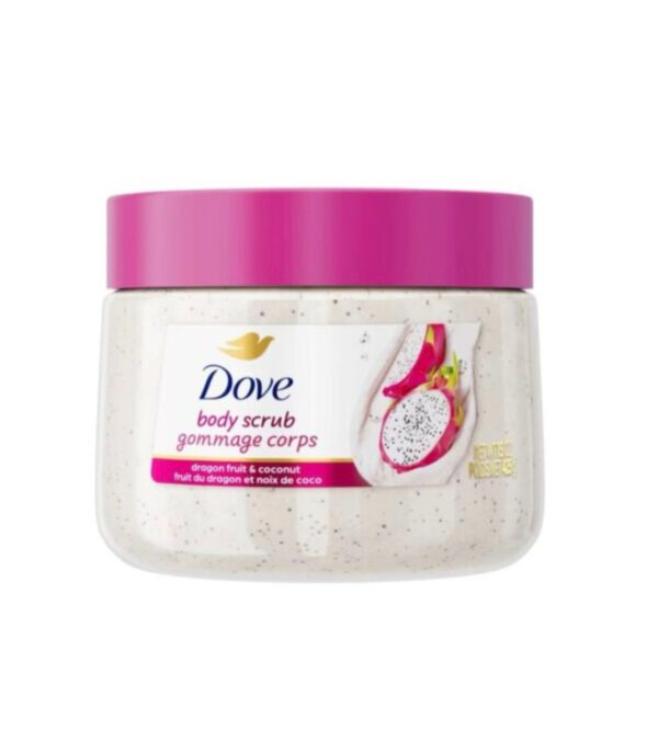 Dove Beauty exfoliating body scrub - dragon fruit & coconut -15oz