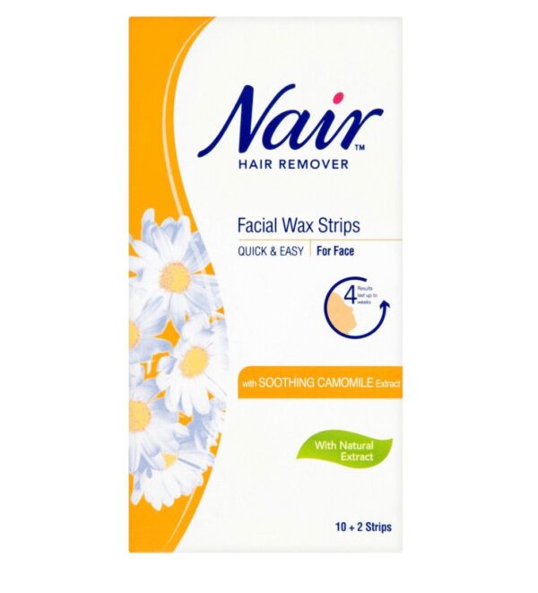 Nair Hair Remover Wax Strips - 12strips