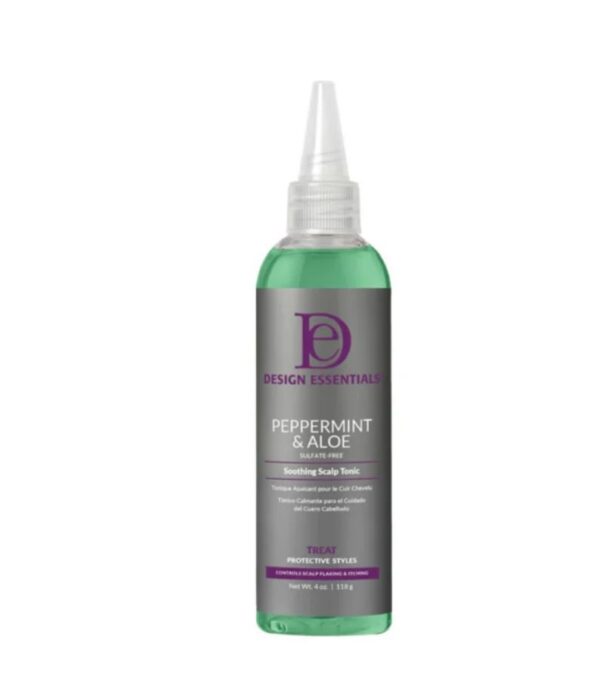 Design Essentials Peppermint & Aloe Soothing Scalp Tonic, 4 oz