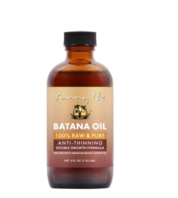 Sunny Isle Anti-Thinning Batana Oil Infused with Jamaican Black Castor Oil - 4oz