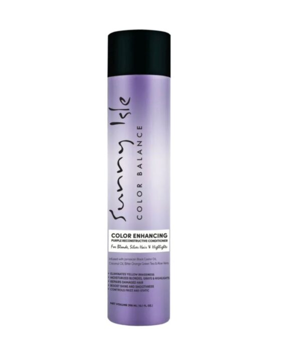 Sunny Isle Color Enhancing Purple Reconstructive Conditioner - 10.1oz