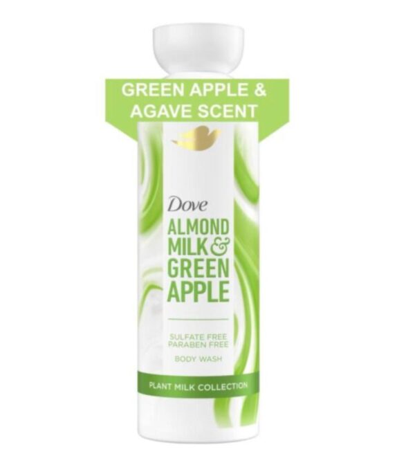 Dove Beauty Plant Milk Cleansing Body Wash – Almond Milk & Green Apple – 17.5 fl oz