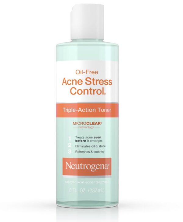 Neutrogena Oil-Free Acne Stress Control Triple-Action Toner -237ml