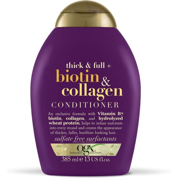OGX Thick and Full Biotin and Collagen Volumising Thickening Conditioner-385 ml