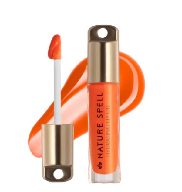 Nature Spell Hydrating Lip Oil – Havana Light Orange