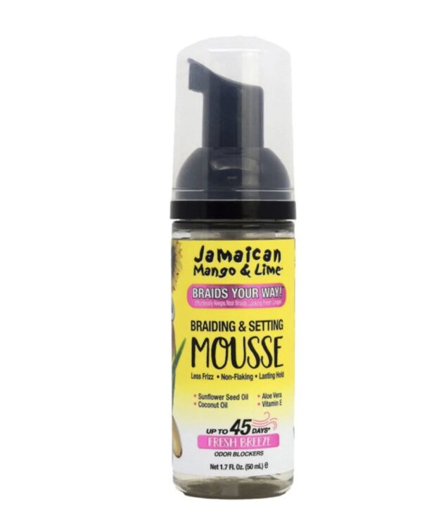 Jamaican Mango & Lime Braiding & Setting Mousse - 2 oz