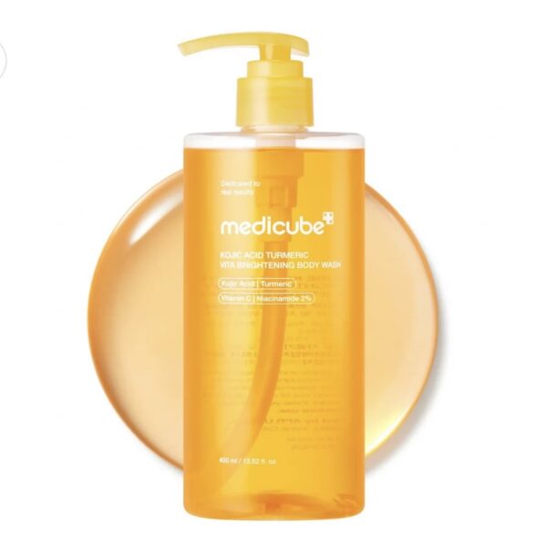 Medicube Kojic Acid Turmeric Brightening Body Wash - 400ml