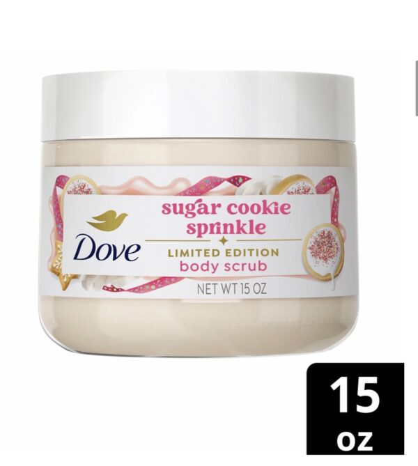 Dove Limited Edition Holiday Treats Body Scrub Sugar Cookie Sprinkle - 15 oz