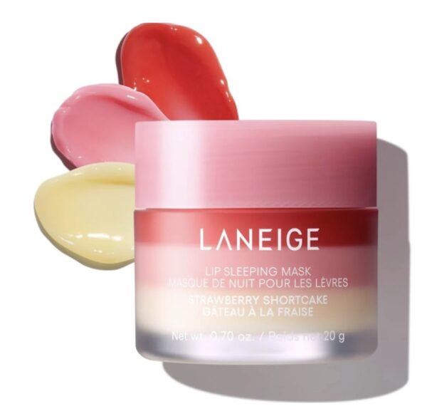 LANEIGE Lip Sleeping Mask – Intense Hydration Lip Treatment with Vitamin C- Strawberry Shortcake