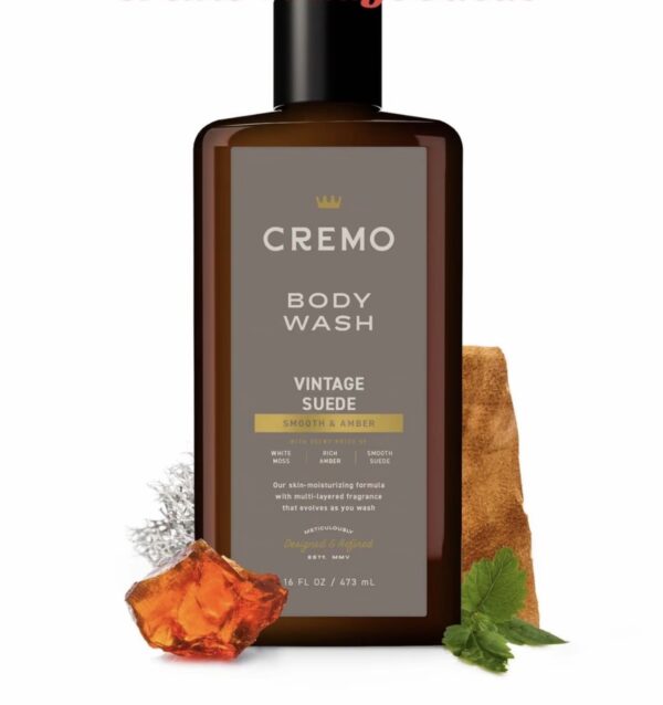 CREMO Body wash - Vintage Seude - 16oz